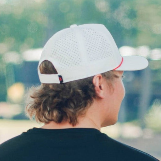 Redline Performance Hat | White