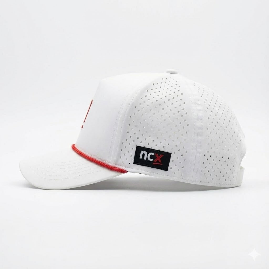 Redline Performance Hat | White